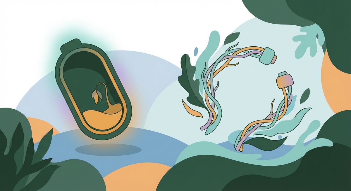 An illustration showing the difference between a drained battery and a disconnected wire.