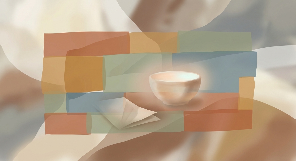 Illustration of emotional barriers building a wall around a simple task